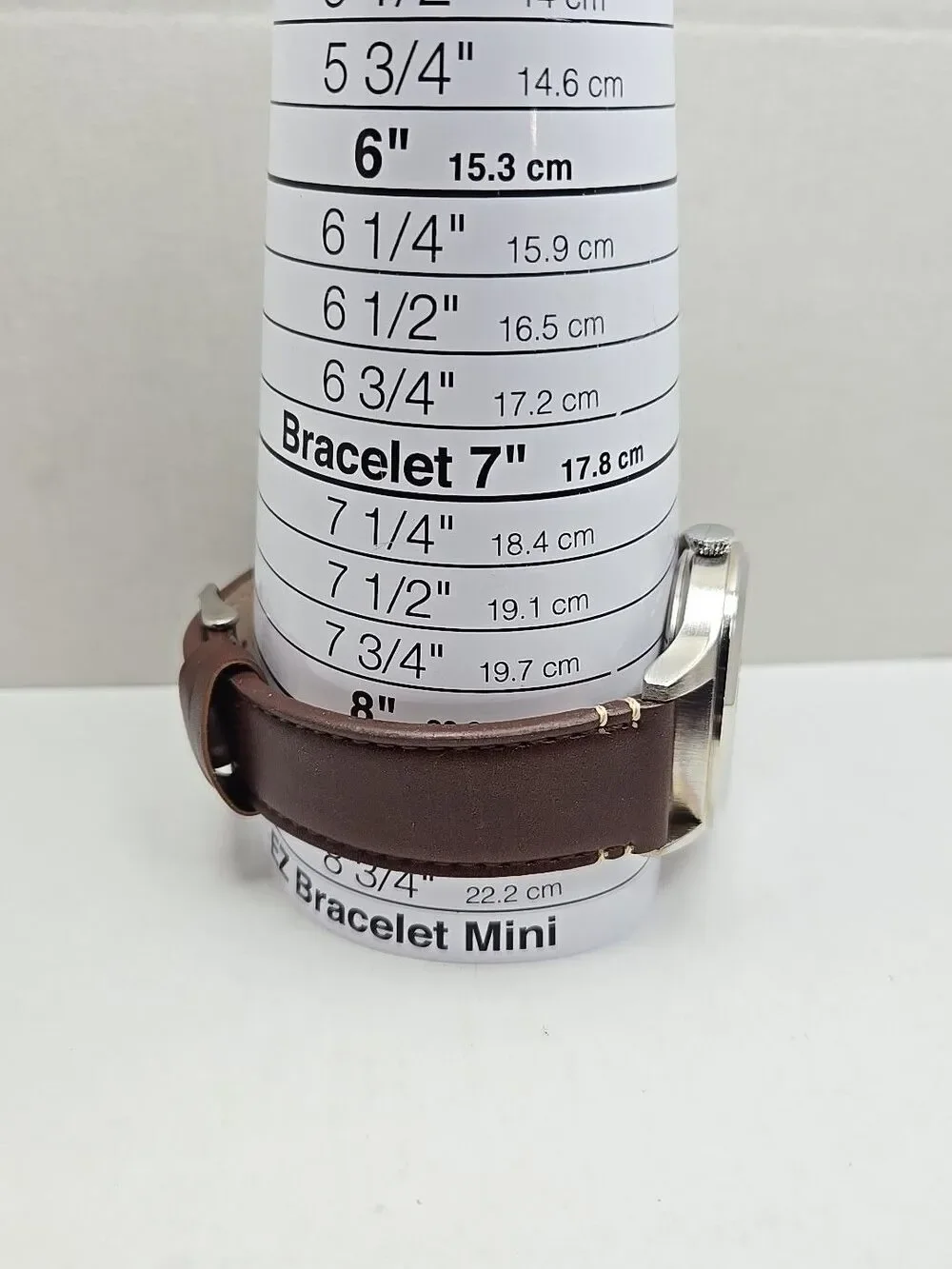 Elevon Hanson Blue Dial Pilot Watch Brown Leather Strap New Battery 42mm